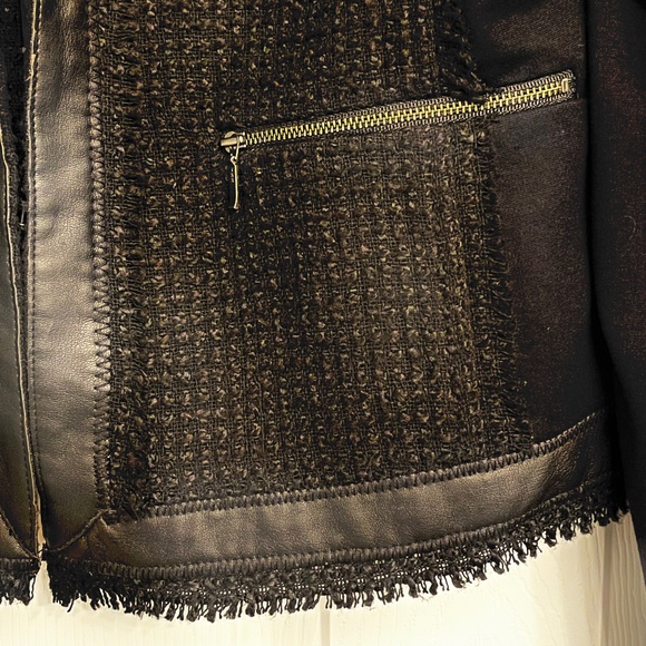 Willi Smith Cropped Tweed Jacket - Picture 7 of 14